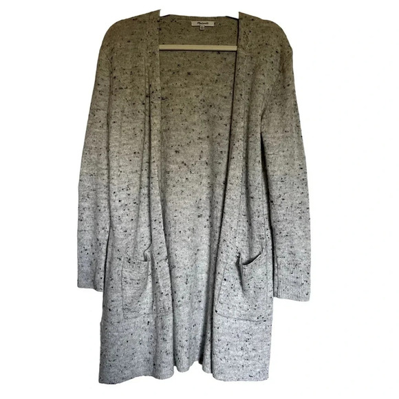 Madewell Donegal Kent Cardigan Grey Speckled Size XXS - Picture 1 of 10